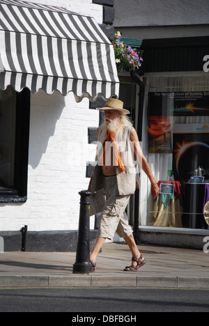 Magdalene Street Glastonbury, United Kingdom Stock Photo