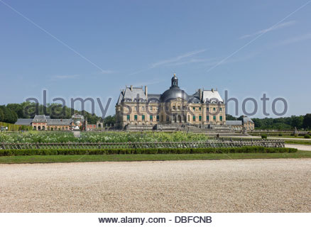 maincy vaux vicomte weihnachtsschmuck ovaler saal