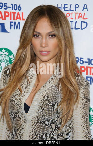 Jennifer Lopez 95-106 Capital FM Summertime Ball at Wembley Stadium - Arrivals London, England - 12.06.11 Stock Photo