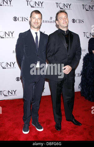 Matt Stone and Trey Parker The 65th Annual Tony Awards, held at Beacon Theatre - Arrivals New York City, USA - 12.06.11 Stock Photo