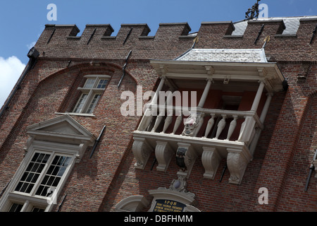 Balcony City Hall, Haarlem Stock Photo