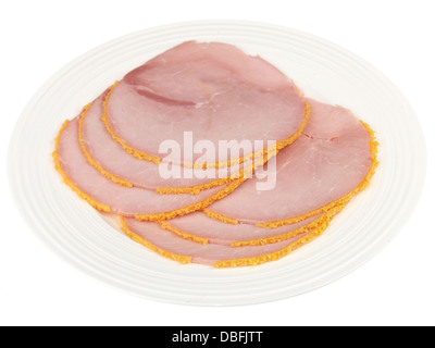 Breaded Ham Slices Stock Photo