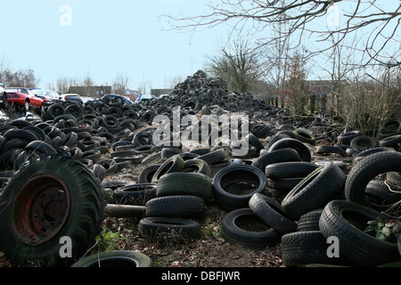 used car tires Stock Photo