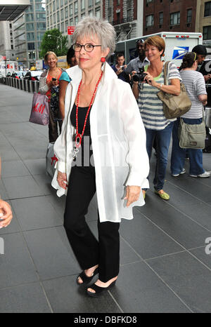 Puerto Rican singer and actress, Rita Moreno, arriving at her midtown hotel in New York City New York City, USA - 13.06.11 Stock Photo