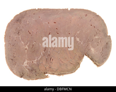Cold Sliced Roast Beef Stock Photo