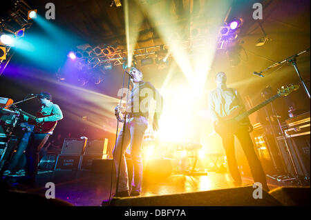 Ricky Wilson of the Kaiser Chiefs performing live at the Electric Ballroom London, England - 16.06.11 Stock Photo