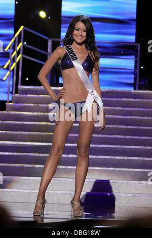 Miss Hawaii USA Angela Byrd  2011 Miss USA Preliminary Competition at The Theater of Performing Arts at Planet Hollywood Resort and Casino Las Vegas, Nevada - 15.06.11 Stock Photo