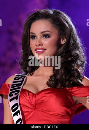 Miss District of Columbia USA Heather Swann 2011 Miss USA Preliminary Competition at The Theater of Performing Arts at Planet Hollywood Resort and Casino Las Vegas, Nevada - 15.06.11 Stock Photo