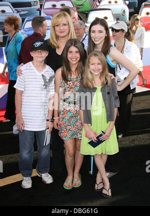 Bonnie Hunt and Family The Los Angeles premiere of 'Cars 2' held at El ...