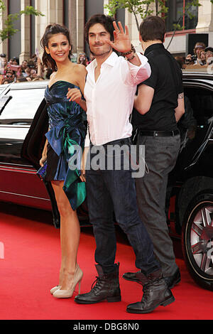 Ian Somerhalder and Nina Dobrev 22nd Annual MuchMusic Video Awards - Arrivals Toronto, Canada - 19.06.11 Stock Photo