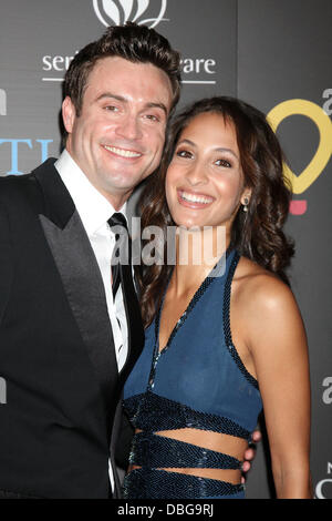 Daniel Goddard, Christel Khalil     , arriving at the Daytime Emmy Awards at the Hilton Hotel and Casino - Red Carpet. Las Vegas, Nevada - 19.06.11 Stock Photo