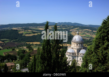 Italy, Umbria, Todi, Santa Maria della Consolazione Stock Photo