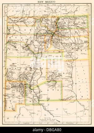 United States map, 1870s. Color lithograph Stock Photo: 29902371 - Alamy