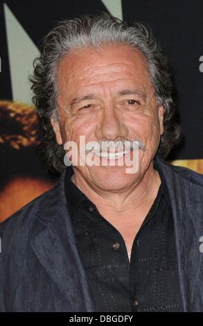 New York, NY. 29th July, 2013. Edward James Olmos at arrivals for 2 GUNS Premiere, The School of Visual Arts (SVA) Theatre, New York, NY July 29, 2013. Credit:  Kristin Callahan/Everett Collection/Alamy Live News Stock Photo
