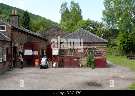 High peak junction workshops Cromford canal Derbyshire england uk Stock Photo