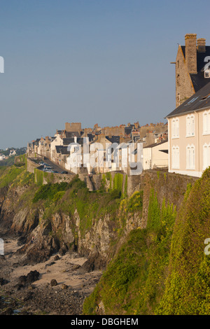 France, Normandy, Granville, Haut Ville, Upper Town. Stock Photo
