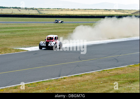 Legends at Ty Croes race track Anglesey circuit North Wales Uk Stock Photo