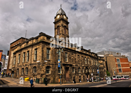 Sheffield courthouse now stands derelict in the city center. The Victorian building is awaiting redevelopment. Stock Photo