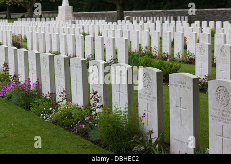 France, Pas de Calais, Vimy Ridge National Historic Site of Canada, Canadian cemetery Number 2. Stock Photo
