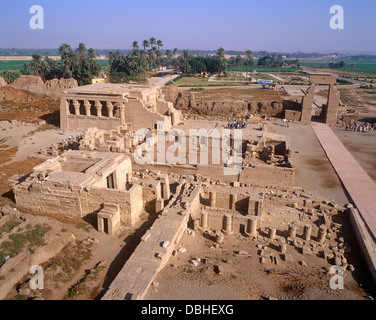 Temple of Hathor, Dendera, Egypt Stock Photo
