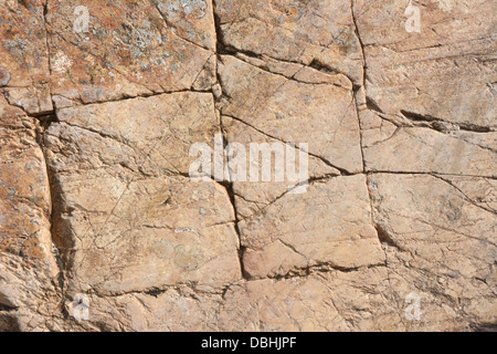 Rock textures from the Glyderau range in North Wales. Stock Photo