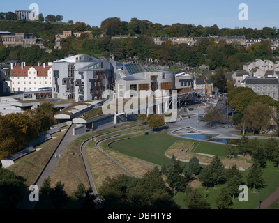 Scottish Parliament Building Holyrood Stock Photo