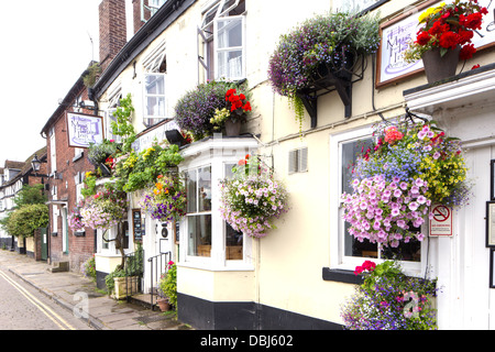 Bewdley riverside bars, restaurants and cafes, Worcestershire, England, UK Stock Photo