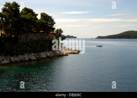 Fishing Boat Skiathos Greece Stock Photo