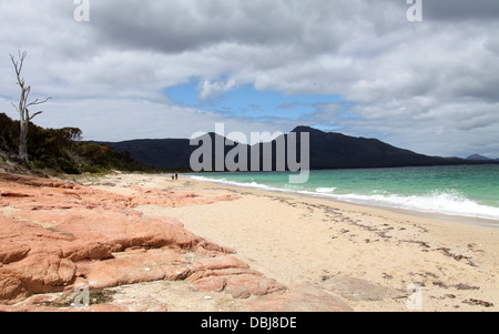 Hazards Beach in Freycinet National Park Stock Photo