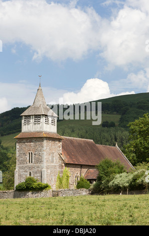 The Church of St Mary, Bitterley near Ludlow, Shropshire, England, UK Stock Photo