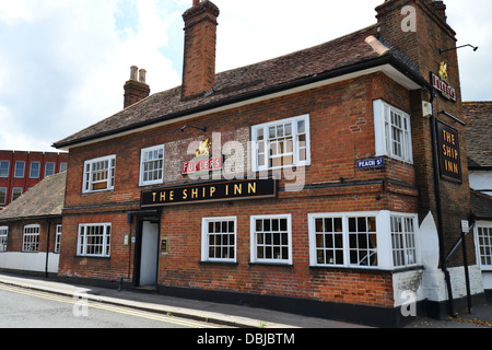 The Ship Inn, Peach Street, Wokingham, Berkshire, England, United Kingdom Stock Photo