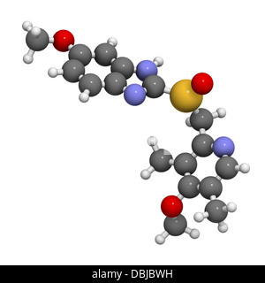 Omeprazole drug molecule Stock Photo - Alamy