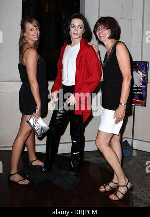 Madame Tussauds wax figure of Michael Jackson '2 Years Later: Michael Jackson Remembered' at Madame Tussauds inside The Venetian Resort and Casino Las Vegas, Nevada - 24.06.11 Stock Photo