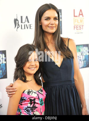 Bailee Madison and Katie Holmes 'Don't Be Afraid of the Dark' Premiere at 2011 LAFF at Regal Cinemas L.A. Live - Arrivals Los Angeles, California - 26.06.11 Stock Photo