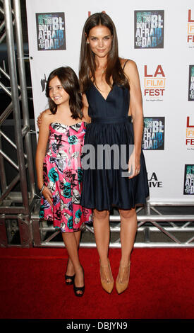 Bailee Madison and Katie Holmes 'Don't Be Afraid of the Dark' Premiere at 2011 LAFF at Regal Cinemas L.A. Live - Arrivals Los Angeles, California - 26.06.11 Stock Photo