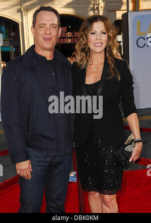 Tom Hanks and Rita Wilson 'Larry Crowne' Los Angeles Premiere at Grauman's Chinese Theatre Hollywood, California - 27.06.11 Stock Photo