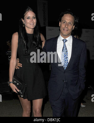 Arun Nayar and his girlfriend Kim Johnson The Serpentine Gallery Summer Party - Departures London, England - 28.06.11 Stock Photo