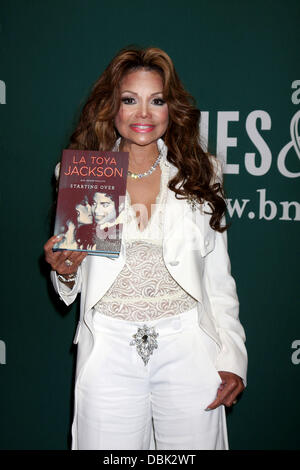 La Toya Jackson signs copies of her new book 'Starting Over' held at Barnes & Noble at The Grove Los Angeles, California - 28.06.11 Stock Photo