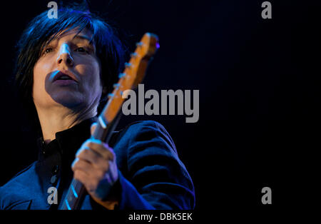 Sharleen Spiteri of Texas  performing at Epsom Racecourse Epsom, Surrey - 30.06.11 Stock Photo