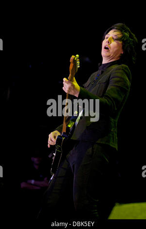 Sharleen Spiteri of Texas  performing at Epsom Racecourse Epsom, Surrey - 30.06.11 Stock Photo