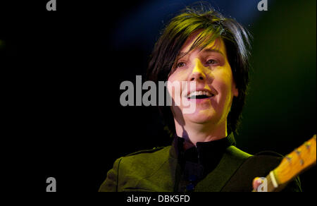 Sharleen Spiteri of Texas  performing at Epsom Racecourse Epsom, Surrey - 30.06.11 Stock Photo