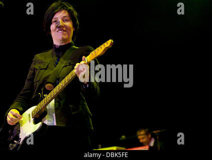 Sharleen Spiteri of Texas  performing at Epsom Racecourse Epsom, Surrey - 30.06.11 Stock Photo