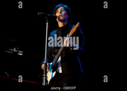 Sharleen Spiteri of Texas  performing at Epsom Racecourse Epsom, Surrey - 30.06.11 Stock Photo