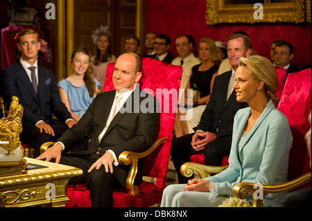 * PRINCE ALBERT OF MONACO WEDS  PRINCE ALBERT of Monaco married his fiancee CHARLENE WITTSTOCK in a civil ceremony at the principality's royal palace on Friday (01Jul11).   The couple wed in front of family, friends, and famous guests reportedly including Stock Photo