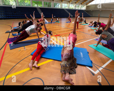 Pilates class Stock Photo