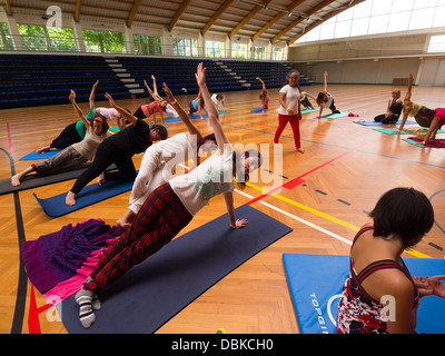Pilates class Stock Photo