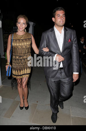 James Argent and Lydia Rose Bright AKA Lydia Bright Stock Photo