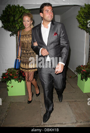 James Argent and Lydia Rose Bright AKA Lydia Bright Stock Photo