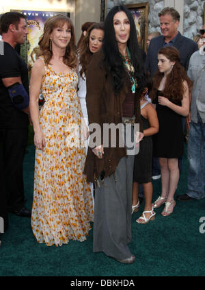 Kathy Griffin and Cher The Los Angeles Premiere of 'Zookeeper' held at the Regency Village Theatre - Arrivals Los Angeles, California - 06.07.11 Stock Photo