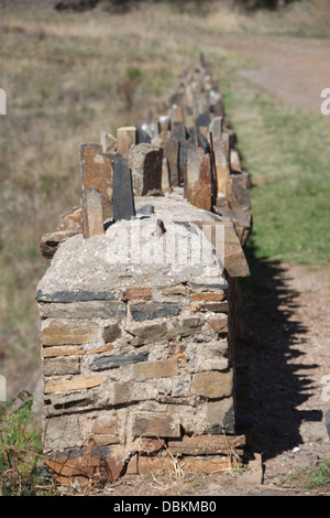 Spiky Bridge on the east coast of Tasmania which is a popular tourist attraction. Stock Photo